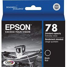 Epson T78 Black Standard Yield Ink Cartridge   (T078120)