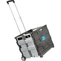 Quill Brand® Expanding Crate on Wheels, 16Hx18-1/4Wx15D