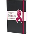 Moleskine (PRODUCT)RED Special Edition Notebook, Hard Cover, Large, Ruled, Black, 5 x 8.25