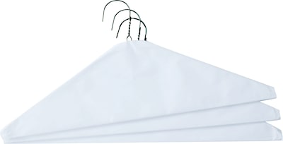 Steel Wire Caped Hanger, 16in, 500/Pack