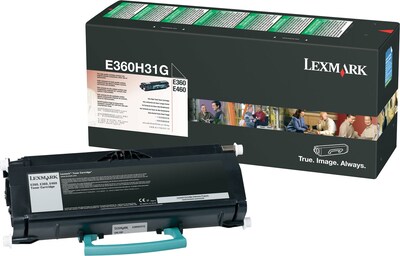 Lexmark E360H31G Black High Yield Toner Cartridge