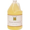 Biotone Replenishing Light Massage Oil, Unscented, 1 Gallon Bottle, 6/Case (BSRLO1GCS)