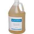 Biotone Revitalizing Massage Oil, Unscented, 1 Gallon Bottle, 4/Case (ROU1GCS)