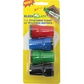 KleenSlate® Concepts Attachable Erasers; For Large Barrel, 4/Pk