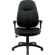 Offices To Go® Fabric Tilter Executive Chair with Arms, Black (OTG11652-QL10)