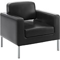 HON Corral Leather Club Chair, Black (BSXVL887SB11)
