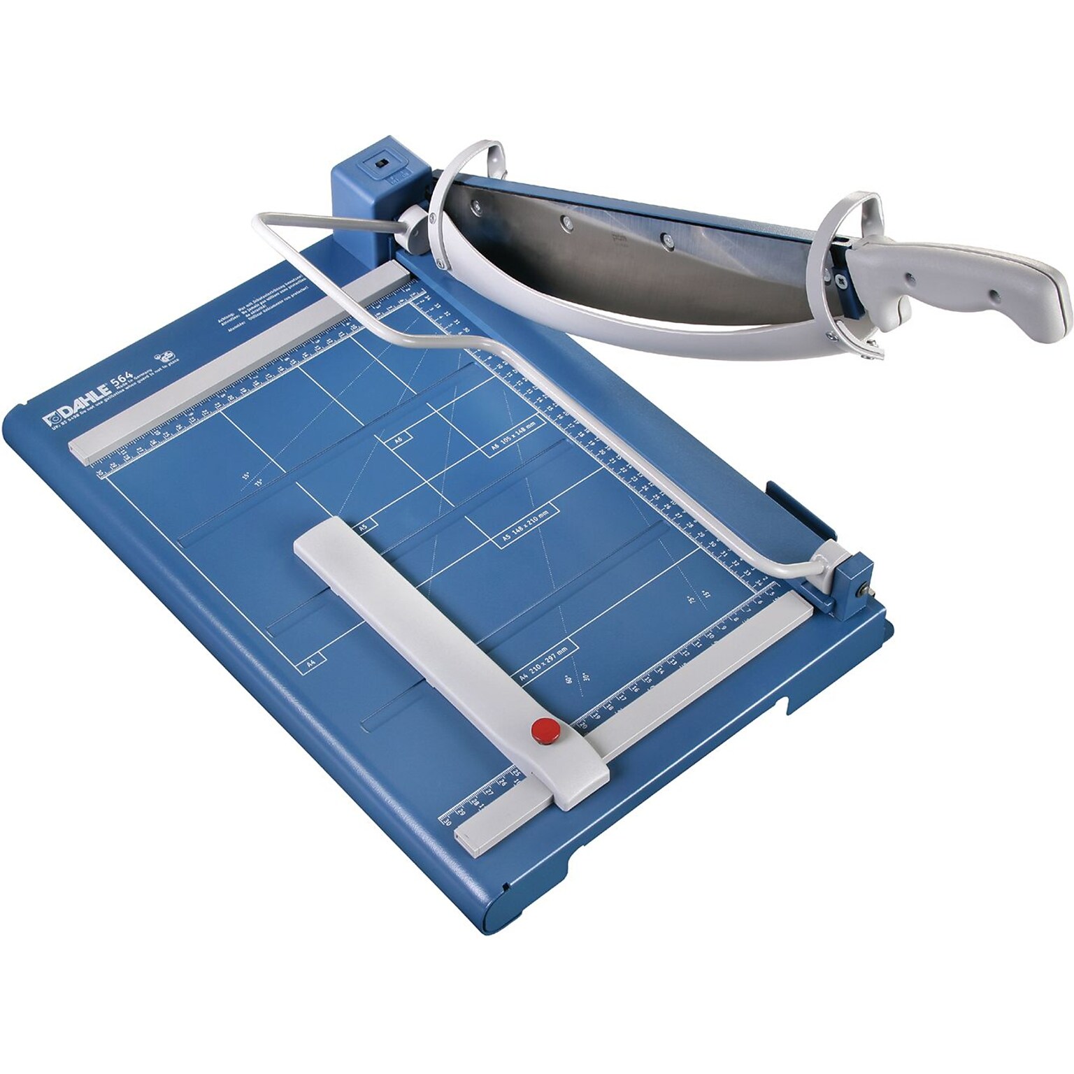 Dahle Premium Guillotine Paper Trimmer with Laser Guide , 14.2, Blue (564)