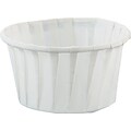 Solo White Souffle Portion Cups, 4 oz., portion cup, 5000/Pack