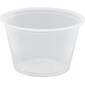 Dart® Conex Complements® Plastic Portion Containers 4 oz., Translucent, 2500/Carton (400PC) (400PC)