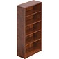 Offices to Go 71"H 5-Shelf Bookcase with Adjustable Shelves, American Dark Cherry (TDSL71BCADC)