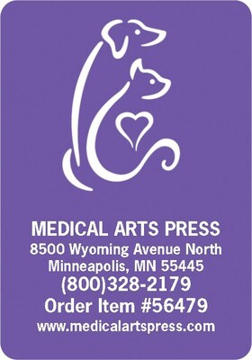 Medical Arts Press® Color Choice Magnets; Dog, Cat and Heart
