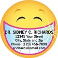 Medical Arts Press® Dental Die-Cut Magnets; 2 Round, Smiley-Face