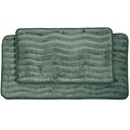 Lavish Home 20.2 x 32.2 Microfiber Foam & Polyurethane Bath Mat Set, Green