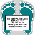Medical Arts Press® Podiatry Die-Cut Magnets; 2-1/2x2-1/2, Footprints