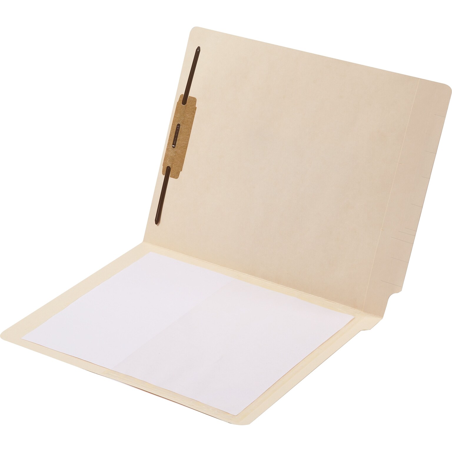 Medical Arts Press® End-Tab Folders with Poly Pockets; 1 Fastener