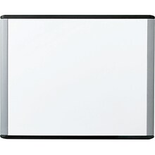 U Brands MOD Magnetic Dry Erase Whiteboard, 20 x 16, Black and Gray Frame (381U00-01)