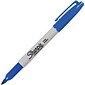 Sharpie Permanent Markers, Fine Tip, Blue, 36/Pack (1920932)