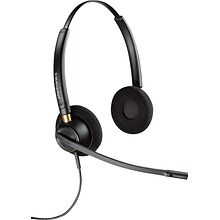 Poly EncorePro HW520 Binaural Customer Service Headset, Black  (89434-01)