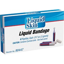 Liquid Bandage, 0.017 Oz Pipette, 4/Bx