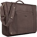 Solo New York Executive Leather Laptop Messenger, Espresso (VTA502-3)