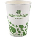 Sustainable Earth Compostable Hot Cups, 12 oz., 50/Pack
