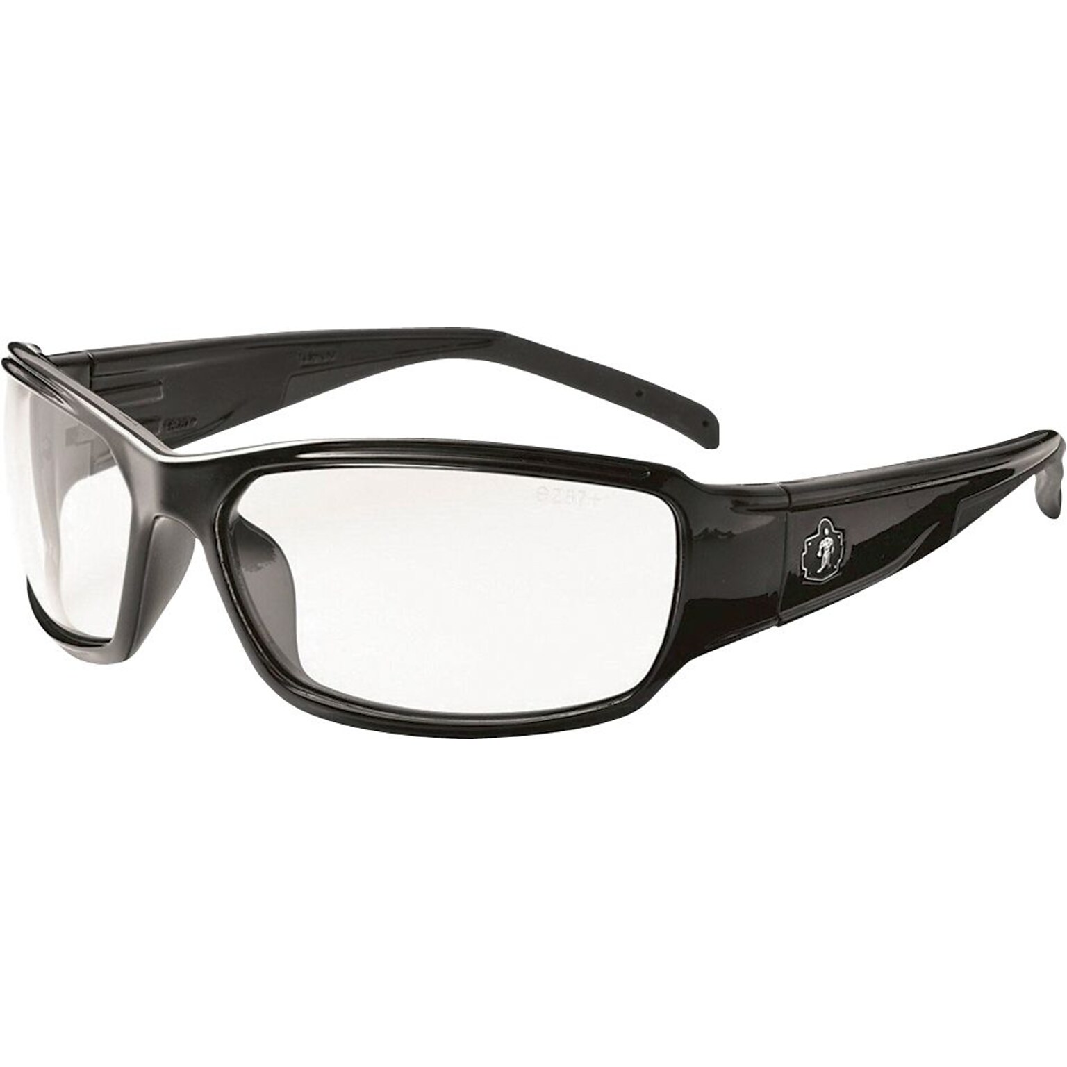 Ergodyne Thor-AF Safety Glasses, Black/Clear, Anti-Scratch/Fog