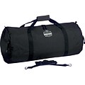 Ergodyne® Large-Poly Duffel Bag, Black, 14H x 14W x 35L