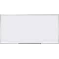 U Brands Melamine Dry Erase Whiteboard, 95 x 47, Silver Aluminum Frame (064U00-01)