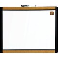 U Brands PINIT Magnetic Dry Erase Whiteboard, 20 x 16, Black Frame (426U00-01)