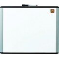 U Brands MOD Magnetic Dry Erase Whiteboard, 20 x 16, Black and Gray Frame (381U00-01)