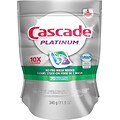 Cascade® Platinum™ ActionPacs™ Dishwasher Detergent; Fresh Scent, 20/Pack