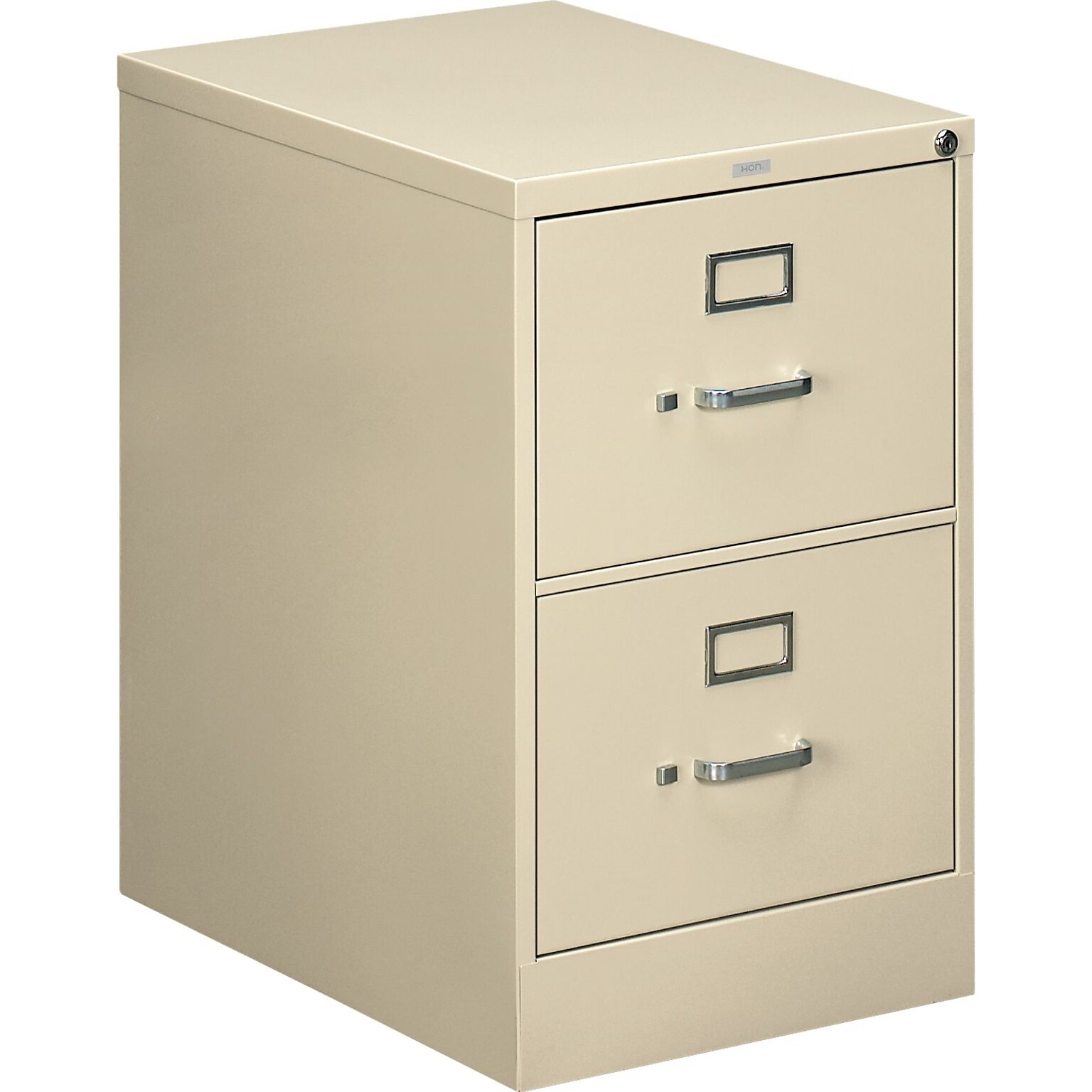HON® 510 Series 25D Vertical Files; 2-Drawer, Legal Size, Putty