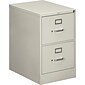 HON® 510 Series Legal Width Vertical File Cabinets, 2-Drawer, Putty, 25"D