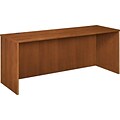 Basyx™ Hardwood Veneer Furniture Collection in Bourbon Cherry; Credenza Shell, 72Wx24D