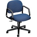 HON Solutions Seating Swivel/Tilt Chair, Olefin® Upholstery: Blue, Seat: 20W x 18D, Back: 21W x 14H