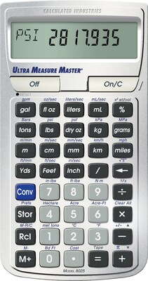 Calculated Industries Ultra Measure Master 8025 Conversion Calculator