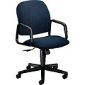 HON Solutions - 4000 Series Executive/Office Chair, Fabric, Blue, Seat: 20W x 17 3/4D, Back: 20 1/2W x 23/4H