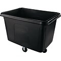 Rubbermaid® Commercial Cube Truck, 14 Cu.Ft., Black