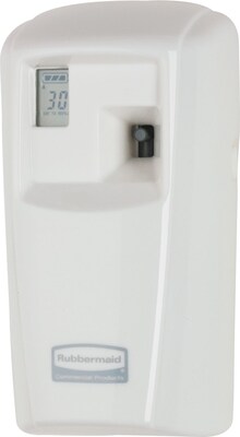 Rubbermaid Commercial Products Microburst® 3000 Air Freshener LCD Dispenser, White (1793532)