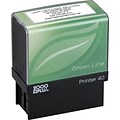 2000 Plus® Greenline Self-Inking Stamp; 7/8x2-5/16, Up to 6 Lines