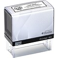 2000 Plus® Self-Inking Notary Stamp; 15/16x2-3/8, Up to 6 Lines