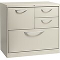 HON® Flagship® 18D 4 Drawer File Center With Box/Box/File/Lateral File Drawer; Light Gray