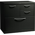 HON® Flagship® 18D 4 Drawer File Center With Box/Box/File/Lateral File Drawer; Black