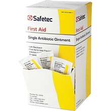 Unimed Single Antibiotic Ointment, Bacitracin Zinc, 144 Packets/Box (SSAB140310)