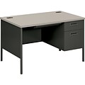 HON® Metro Classic Series Metal Office Suite; Single Right Pedestal Desk, Charcoal/Grey