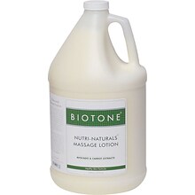 Biotone Nutri-Naturals Massage Lotion, Nature Scent, 1 Gallon Bottle (NNL1G)