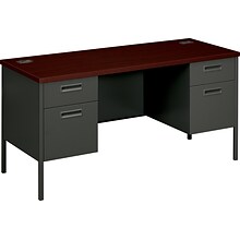 HON® Mahogany/Charcoal Credenza