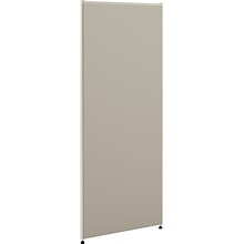 HON Verse Panel, 24W x 60H, Light Gray Finish, Gray Fabric (BSXP6024GYGY)