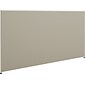 HON Verse Panel, 72"W x 42"H, Light Gray Finish, Gray Fabric (BSXP4272GYGY)