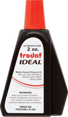 trodat® IDEAL® Refill Ink for Self-Inking Stamps; Red
